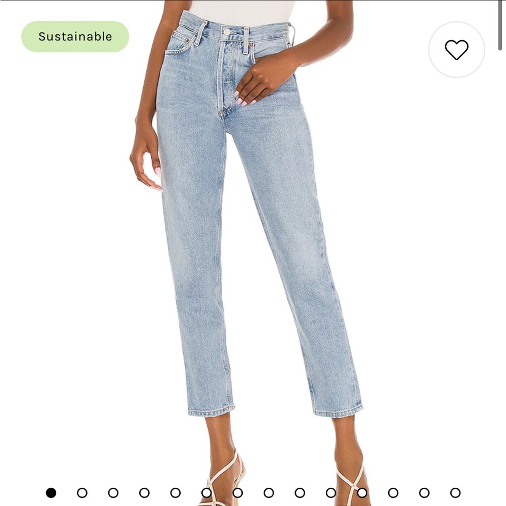 Agolde Fen High Rise Relaxed Taper in Dimension